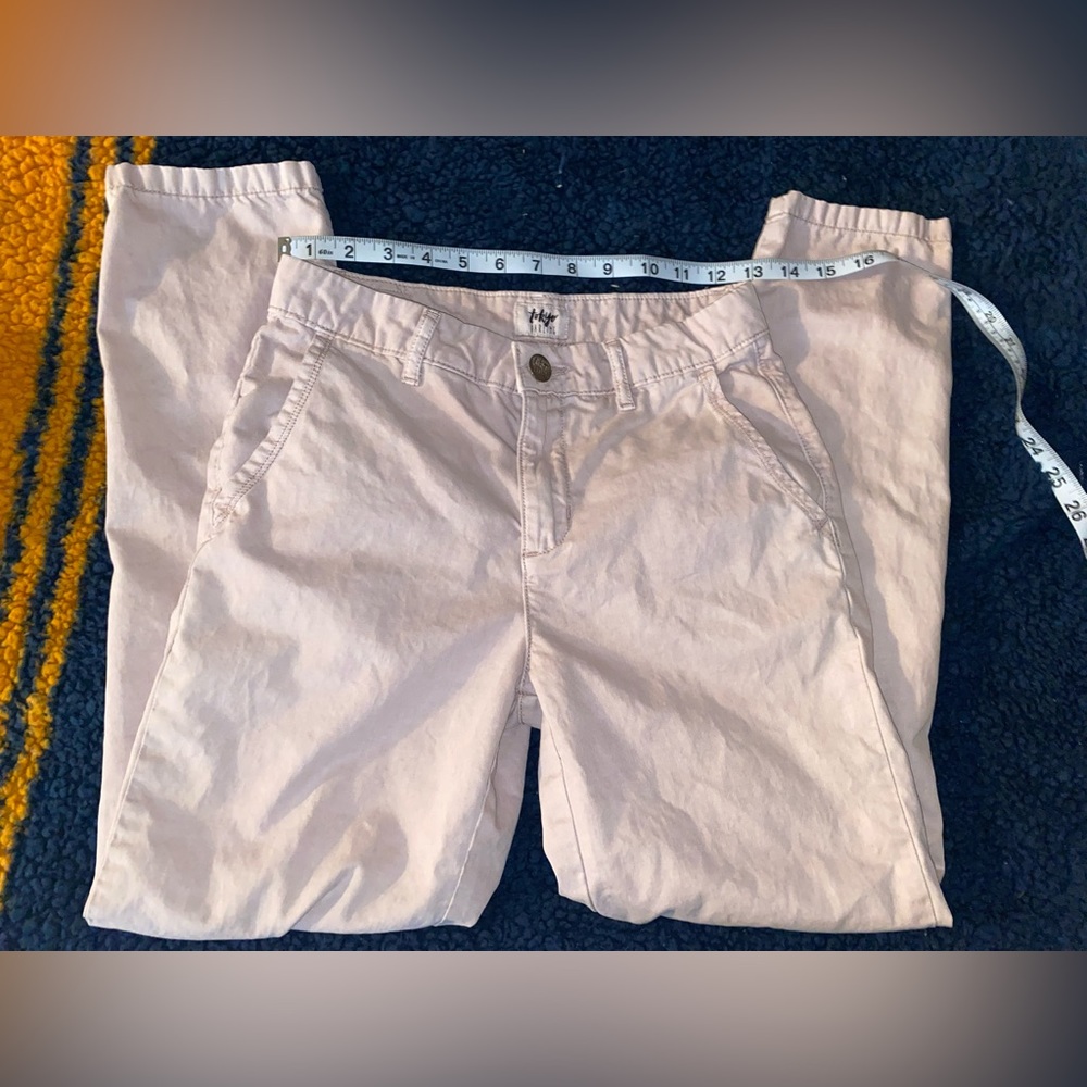 Tokyo Darling Twill Chino pant in light pink women’s size 000.